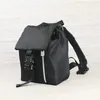 Rucksack hochwertiger Metallschnalle Black Nylon Crossbody Bag Fashion Mini -Kordel für Mann und Frauen