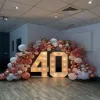 Decoration 91.5cm Giant Led Light Birthday Number Figure 1st Birthday Anniversary Wedding Baby Shower Decor 30 40 50 Birthday Number Frame