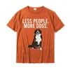 Costumes masculins A1457 Dogs Bernese Mountain Dog T-shirt introverti drôle imprimé sur les chemises pour adultes pour adulte coton t Custom