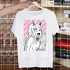 Men's T-Shirts ZERO TWO Mens T-shirts Funny Hip Hop Summer Women Men Darling In The Franxx Anime Tshirts Strtwear Ulzzang Harajuku T-Shirt T240425