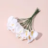 Decorative Flowers Mini Foam Calla Lily DIY Home Party Garland Wedding Mariage Bouquet Decoration Table Room Candies Box Flower Wall