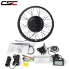 Del E Bike Snow Frab Hav Hub Motorhjul 4 Färger 20 24 26 tum 4.0 Däck 48V 1500W Fat Electric Bicycle Conversion Kit