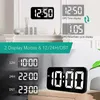 Masa Tablosu Saatleri LED ÇARPLAR Saati Dijital Duvar Saati Süper Boyut 10.8 Elektronik Masa Saati Saat Haftası Ekran Yatak Odası Ev Dekorasyon Niditon