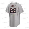 Tanie gorące niestandardowe koszulki baseballowe Miguel Cabrera Javier Baez Riley Greene Home Away Jersey Men Men Młodzież S-3xl