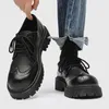Casual Shoes Högkvalitativa män äkta läderkomfortfodrad modeföretag Formell slitage Zapatos de Hombre