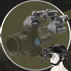 Держатель адаптера мостового моста NVG, для биноклей Nightvision Binoculars, G24 Tactical Flir M24 Recon Fast Helme Dovetail монтаж