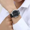 Wlisth New Men's Watch Waterproof Belt Business Business Men's Watch Korean Quartz Watch