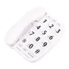 ACESSORES Telefone limitado BOTOL BULTE Telefone fixo para idosos Call de volume ajustável Hold Handsfree Speaking White