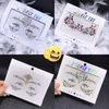 Tattoo Transfer 3 Style Face Gems Glitter Face Tattoos for Festival Party Crystal Face Jewels Body Art Rhinestones Stickers Make Up Dressing Up 240427