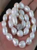 charmante Big 1113mm natürliche weiße Akya Kultivierte Perlenkette Magnet Verschluss Mode Schmuck zum Design 18quot W02406449467664036