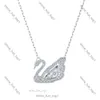 Swarovskis Kolye Tasarımcısı Kadınlar Kristal Esneklik ve Yaka Zinciri Heart Heart High Screen Swan Lover Hediye 3994