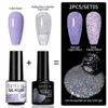 Smalto chioda lilycute 7ml riflettente colorato colorato glitter gel laser smalto per unghie vernis semi permanente gel hybird nail art eSmaltes y240425