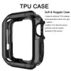 Watch Bands 2-in-1 case+strap suitable for Watch 45mm 44mm strap Ultra 49mm 41mm 40mm stainless steel bracelet soft cover iWatch SE 9 8 7 6 5 4 240424