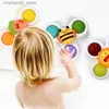 Sand Play Water Fun Baby Montessori Sug Cup Rotating Toy Childrens Finger Top Education Rotating Baby Shower Toy Q240426