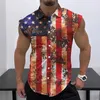 メンズカジュアルシャツ2023夏の新しいメンノースリーブシャツファッションストリートヨーロッパ系アメリカ人スタイルビーチホリデーパーティートレンドHD 3Dプリントシャツ240424