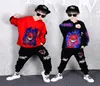 Boys Sports Clothes Suit 516 ans Spring and Automne Sweater Sweat à sweat à sweat à sweat à sweat Hiphop Pantal