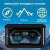 Acessórios Motocicleta de 5 polegadas GPS Navigador sem fio CarPlay Android Auto Multimedia Player IPS Touch Screen Cam Rastreamento GPS GPS