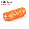 Liitokala lii-40e3.2v 26700 4000mah lifepo4 batterie rechargeable pour les microphones légers solaires légers au lieu de 26650