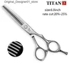 Ножницы для волос Titan Barber Tools Professional Blimming Razor VG10 сталь 6,0 дюймов Q240426 Q240426
