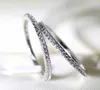 One Piece 100 Original 925 Sterling Silver Slender Ring Full CZ Zircon Rings for Women Engagement Fashion Jewelry Presente Acesso1997726