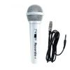 GAM-58W Karaoke Hareketli Bobin Mikrofon Kablolu Ev Şarkıları Tel Ses Mikrofonu ile Mikrofonlar.
