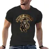 T-shirts masculins Nouveau fils avec arthrite ibuprofène chapitre Old Biker Motorcycle sur le dos Men Tshirt vintage drôle Design imprimé T-shirt modal Tops T240425