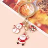 Keychains Lanyards Cartoon Santa Claus Kelechains ENAMEL CONDIONNEMENTS SNOGE CONDIONNE