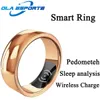 Smart Ring Multifunctioneel waterdichte Bluetooth Men vrouwen hartslag bloeddrukoxygen monitoring slaapmood 240423