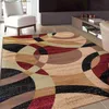 Carpete geométrico nórdico para a sala de estar de luxo moderno sofá de luxo mesa de banheiro grande alfombra para cocina tapis q240426