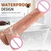 8 Zoll Neu gestartet realistisch riesige wasserdichte Dildo -Vibratoren Gummi -Penis Sexspielzeug für Frauen