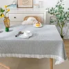 Table Cloth D41 Tablecloth Knitted Fabric Lace Coffee Cover High-end Round Desk Rectangular