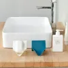 Gerechten Wandgemonteerde zeep Dereep Drain Soap Holder voor badkamer Zelfklevende zeepschotel Plastic zeep Container Badkameraccessoires