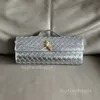 2024 Designer Bag Clutch Andiamo BotteAg Venetas väskor Lädervävd Womens Evening Light Luxury High-End Hand-Helda Style Handbag 1 N9ja