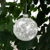 Décorations de Noël 8pcs / pack Surface étoile Dessin en verre Ball Ball Ornement Ami cadeau Cadeau Decoration Tree Globe suspendue
