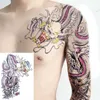 Tatuaggio tatuaggio tatoos tempolales per uomo spalla tatuaggi drago nero grande tatuaggio e adesivo per la carrozzeria per ragazzi disegni tribali tatuaggi decalcomanie 240427