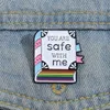 Rainbow Book Pins per spille personalizzate badge bavani orgoglioso regalo di gioielli per gli amici