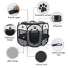 Cat Carriers Crates Houses Portable Folding Pet Tent Dog House Octagonal Cat Cage Playpen Puppy Dog House Easy Operation Fence Outdoor Big Dog House 240426