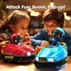 2.4G RC TOY KART CART COPUP DOLL DOLL CRASH BOUNCE EJECTION LIGHT CHILDRE REMOTE CONTROL KART TOY PARRENT CHILD INTACTIONG GIFT 240418