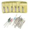 BITS 18 tipi per trapano rotanti per unghie bit di fresature diamantate per set di art manicure set silicio frenetico accessori per macchine pedicure