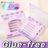 Cils gluesfreefree réutilisable auto-adadhésive faux cils inférieurs cils naturels manga mga longs lashes extension de beauté