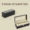 Cases Slot Men ist Watch Box Black Watch Bracket Display Box Urlaubsgeschenke