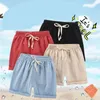 Шорты для маленьких девочек короткие детские спортивные брюки Unisex Beach 3-14-летний детский мальчик для девочек-подростков Летний повседневный хлопок