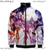 Men's Hoodies Anime Sailormoon 3D Print Stand Collar Men Women Sweatshirts Zip Warm Tracksuits Harajuku Fleece Autumn Zip-up Clothing 775