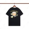 męska designerka koszulka casablanca męska moda moda High Street Graphic T koszule dla mężczyzn Summer Luksusowe topy z krótkim rękawem