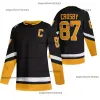 Custom Hockey Jersey Pittsburgh Lars Eller Drew O'Connor Rickard Rakell John Ludvig Jeff Carter Chad Ruhwedel Matt Nieto Ryan Shea Penguins Noel Acciari