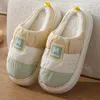 Slippers 2024 Winter Women's Down Cloth Waterproof Outer Wear Cotton Shoes Indoor Home Warm Anti Slip Comfortable Soft