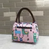 Canvas tas dames 2024 Nieuwe tas stoffen tas lunchbox draagtas pendelen naar werk kleine stoffen tas bento tas kleine handtas d8