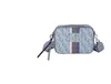 2024 Nieuwe retro dames cameratas comfortabel brede schouderband schouder crossbody tas mode brief print pu lederen portefeuilles