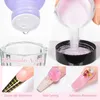 Nagellakmeting over 10 g helder wit roze acryl poeder acryl nagel polymeer voor Franse nagelverlenging no Need lamp cure manicure y240425