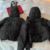 L-yeni kış aşağı parkas ceket puf ceket kapüşonlu kaz malzemesi sıcak yoga şapka çıkarılabilir